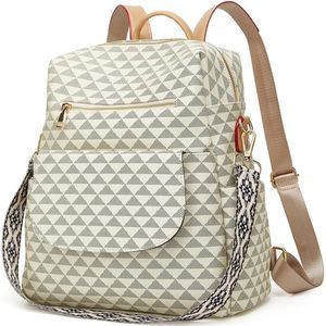 Backpack Purse for Women PU Leather Travel Satchel Handbag Convertible🙈